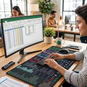 New Microsoft Excel Function Extended Soft Mouse Pad